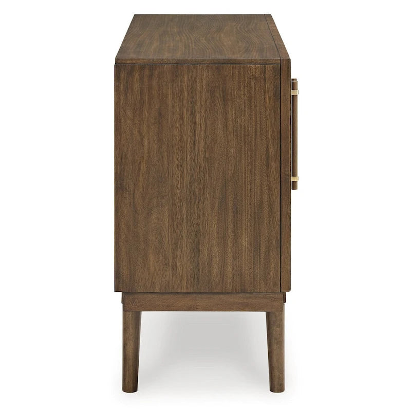 Engineered Wood by Lyncott Brown Dining Server - 56.13 W x 18 D x 36.25 H Cabinet - image 5