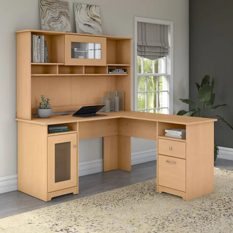 Cabot 60W Hutch by Bush Furniture