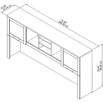 Bush Furniture Somerset Hutch for L-shaped Desk