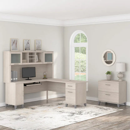 Bush Furniture Somerset Hutch for L-shaped Desk