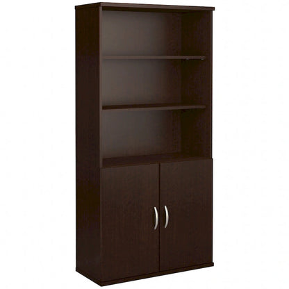 Series C 36W 5 Shelf Bookcase with Doors by Bush Business Furniture