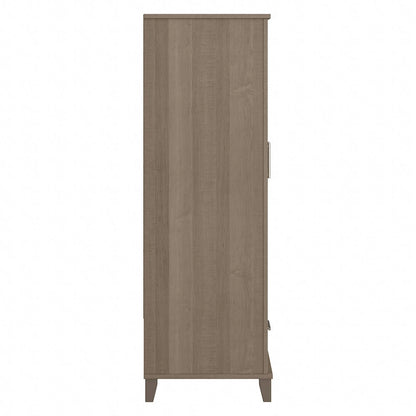 Somerset Tall Entryway Cabinet with Doors and Drawer by Bush Furniture