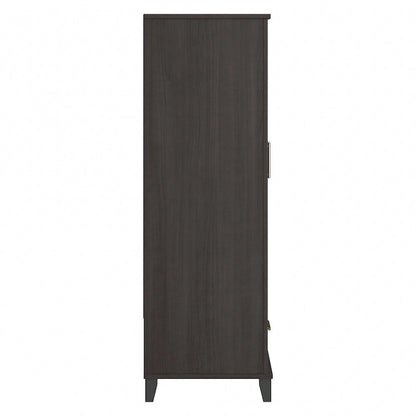 Somerset Tall Entryway Cabinet with Doors and Drawer by Bush Furniture