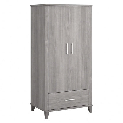 Somerset Tall Entryway Cabinet with Doors and Drawer by Bush Furniture