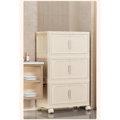 19.69 Side Wide Folding Storage Cabinet