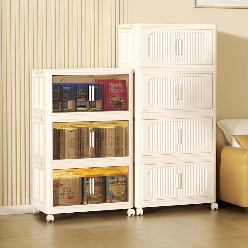 19.69 Side Wide Folding Storage Cabinet