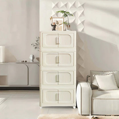 19.69 Side Wide Folding Storage Cabinet
