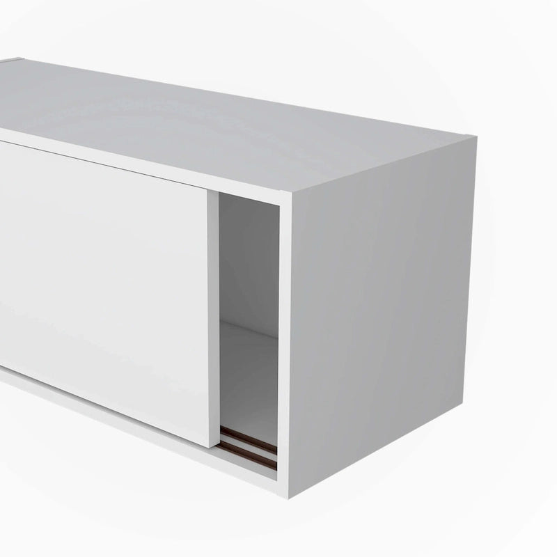 Floating Cabinet with Sliding Door