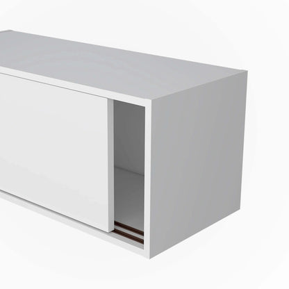 Floating Cabinet with Sliding Door