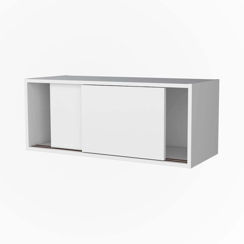 Floating Cabinet with Sliding Door