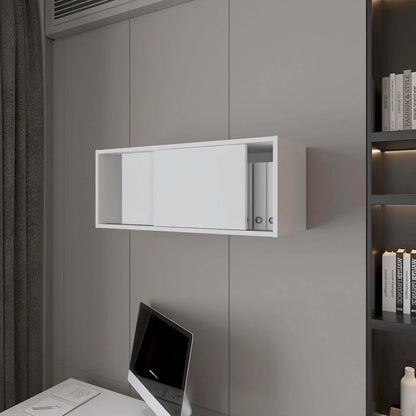 Floating Cabinet with Sliding Door