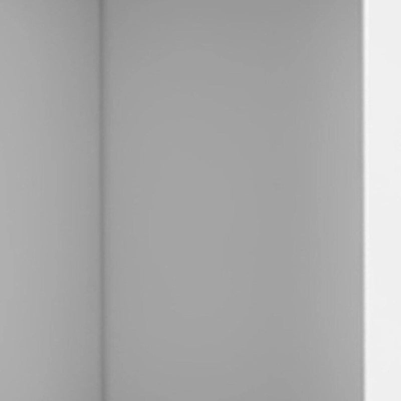 HomeRoots 59 White Wood Wall Mounted Accent Cabinet With Four Doors