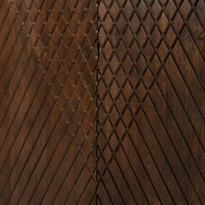 28W Accent Sideboard Cabinet with Storage with Fluted Design and Adjustable Shelf - N/A