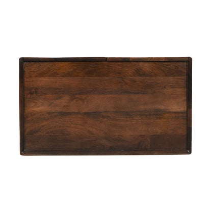 28W Accent Sideboard Cabinet with Storage with Fluted Design and Adjustable Shelf - N/A