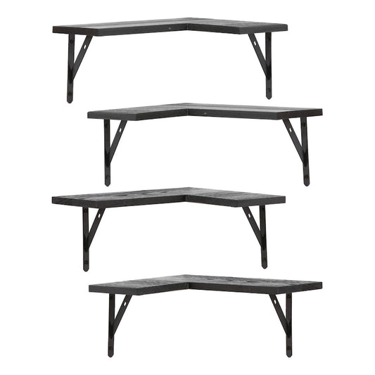 Wood Floating Shelves Set of XX, Wall Mounted Shelves for Bathroom Bedroom Living Room, and Kitchen Wall Decor 16*11.4in