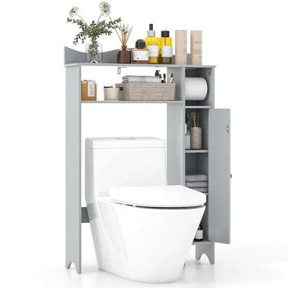 Costway Over the Toilet Storage Cabinet with Toilet Paper Holder