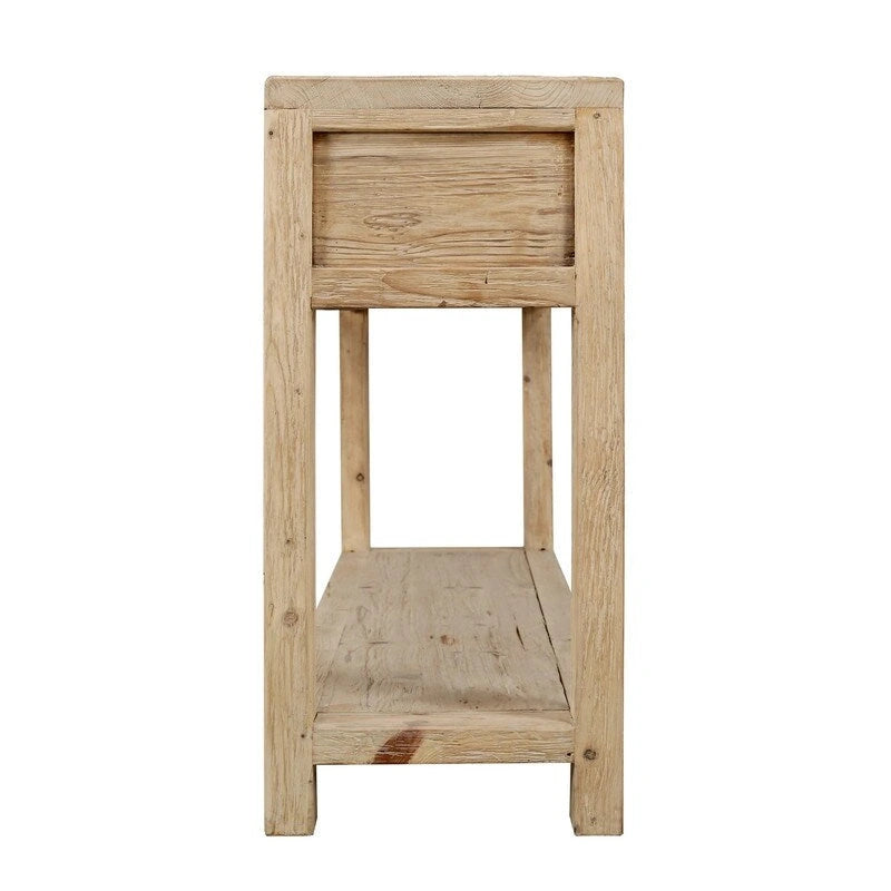 70 Long Capri 4 drawers Sideboard Weathered Natural Pinewood Solid Top