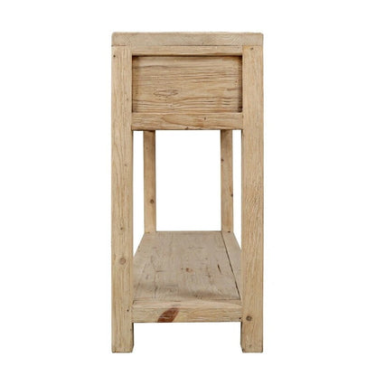 70 Long Capri 4 drawers Sideboard Weathered Natural Pinewood Solid Top