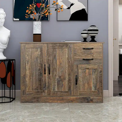 43.3 Inch Modern Wood Buffet Sideboard with 2 doors