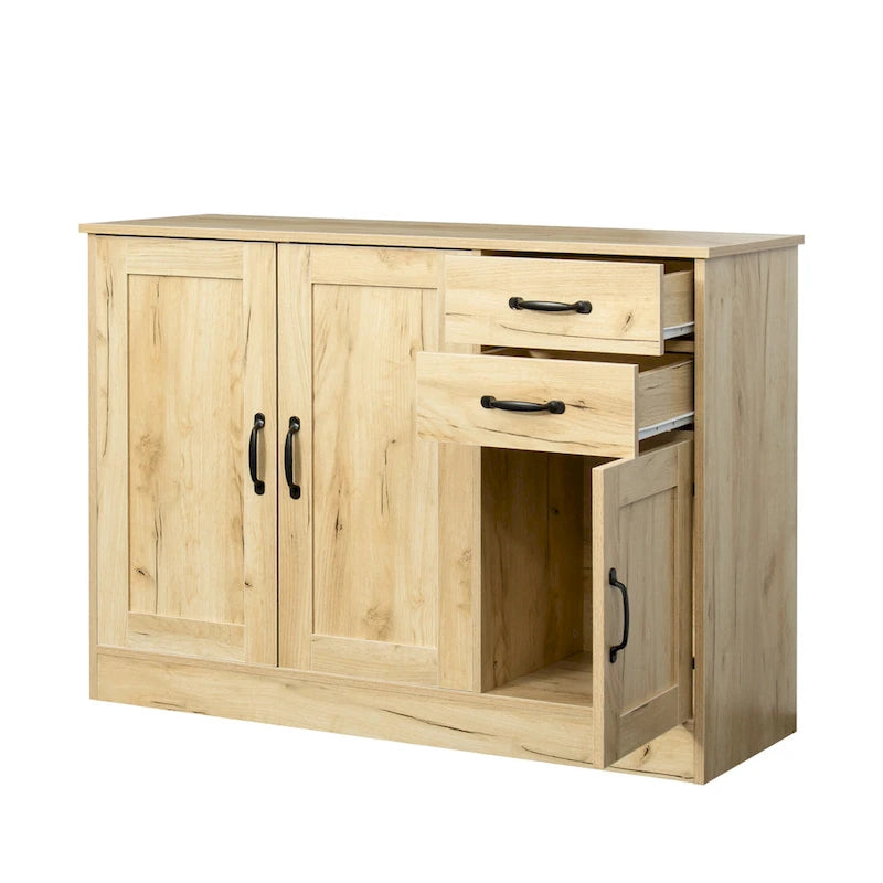 43.3 Inch Modern Wood Buffet Sideboard with 2 doors