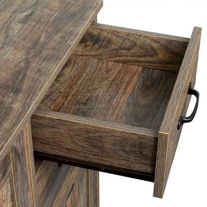 43.3 Inch Modern Wood Buffet Sideboard with 2 doors