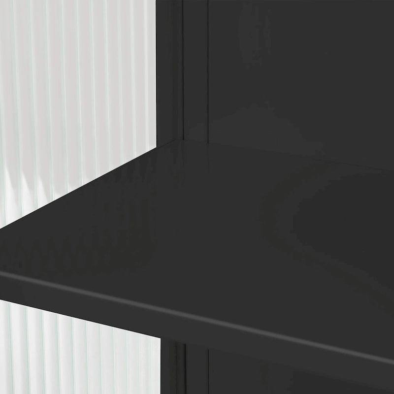 23.62Glass Doors Modern Two-door Wall Cabinet