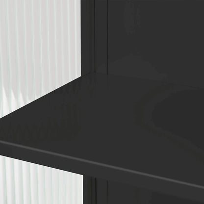 23.62Glass Doors Modern Two-door Wall Cabinet