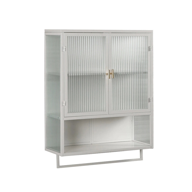 23.62Glass Doors Modern Two-door Wall Cabinet