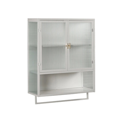 23.62Glass Doors Modern Two-door Wall Cabinet