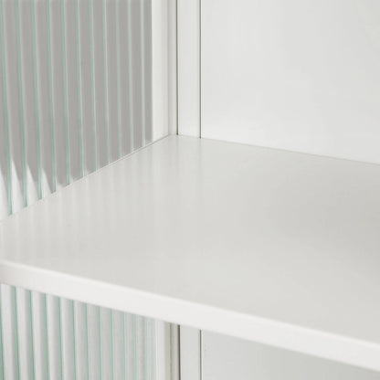 23.62Glass Doors Modern Two-door Wall Cabinet