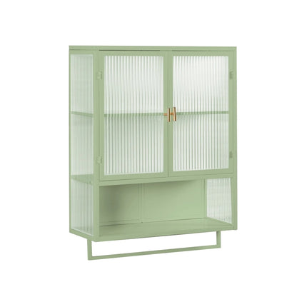 23.62Glass Doors Modern Two-door Wall Cabinet