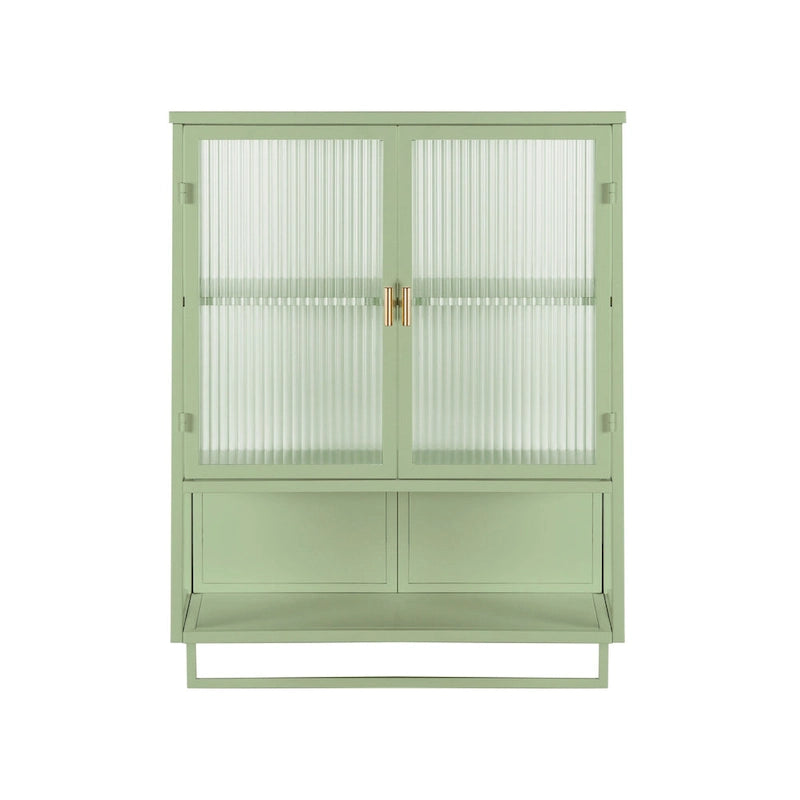 23.62Glass Doors Modern Two-door Wall Cabinet