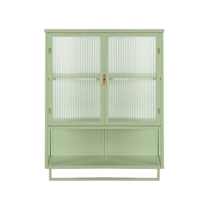 23.62Glass Doors Modern Two-door Wall Cabinet