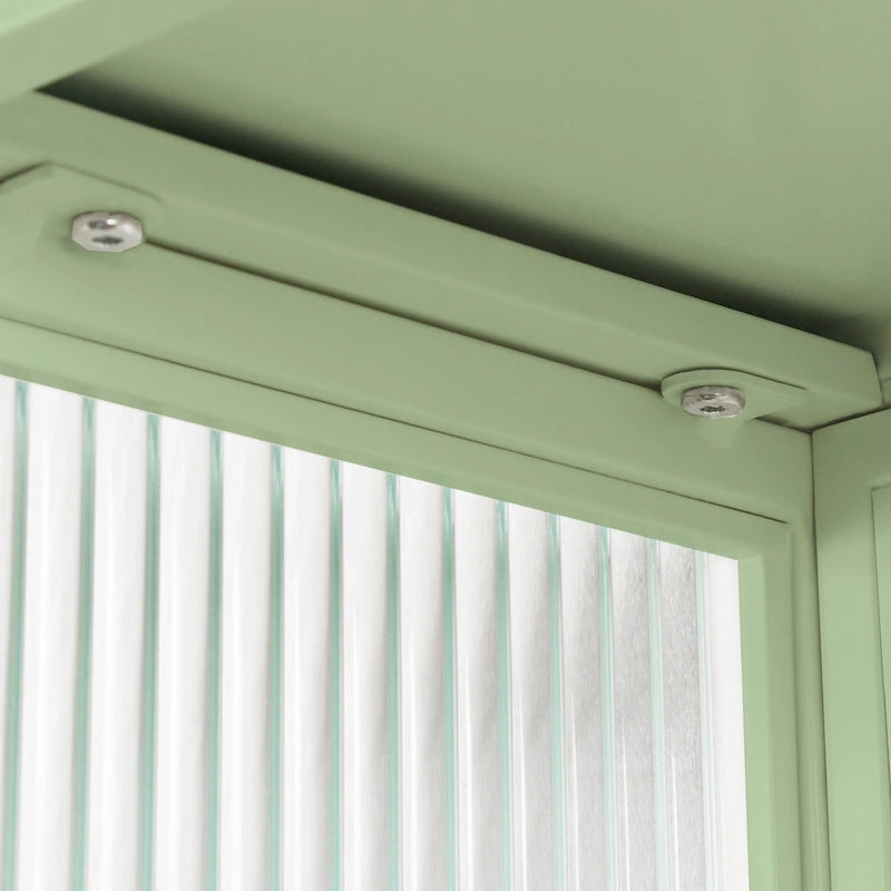 23.62Glass Doors Modern Two-door Wall Cabinet