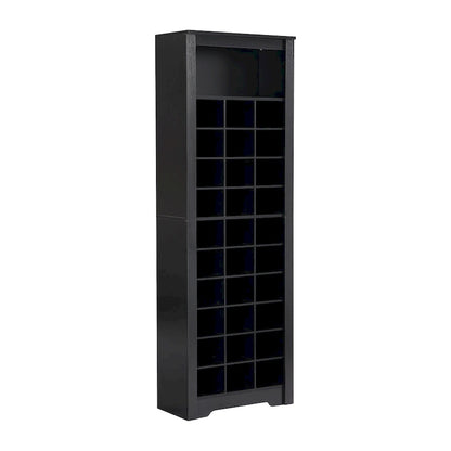 Modern Free Standing 30 Shoe Cubby Tall Cabinet
