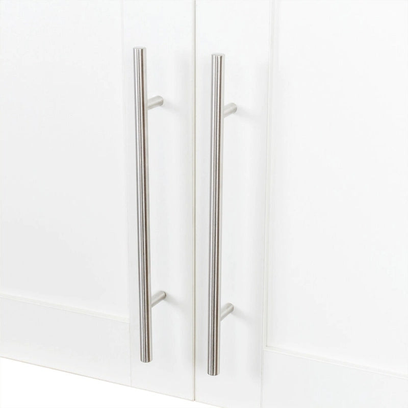 Stackable Storage Cabinet, White