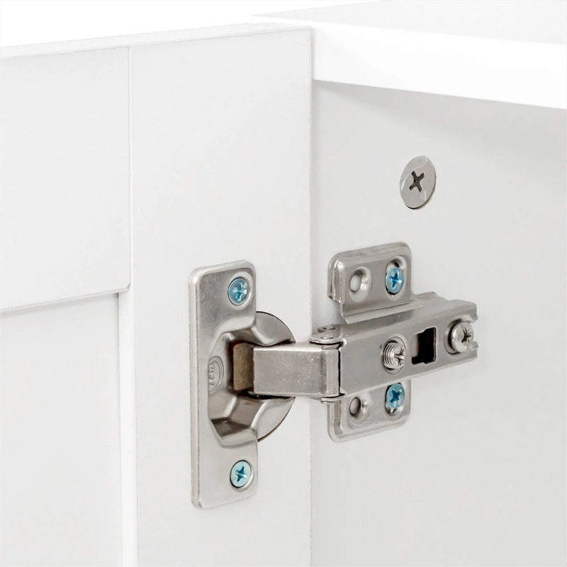 Stackable Storage Cabinet, White