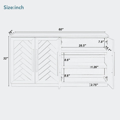 Sideboard with 4 Doors