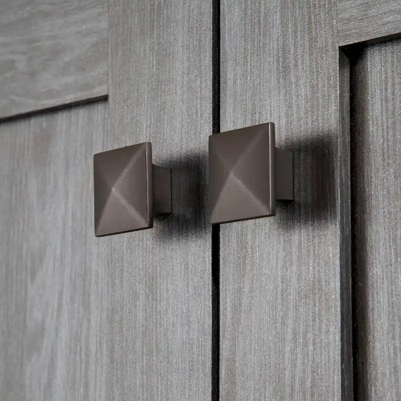 Q-Max 47W Sideboard Storage Cabinet, Dining Server Cupboard Buffet Table with Two Storage Cabinets