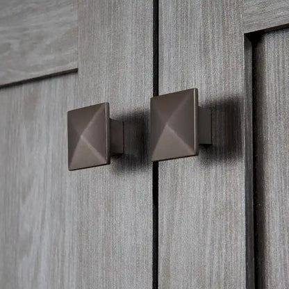 Q-Max 47W Sideboard Storage Cabinet, Dining Server Cupboard Buffet Table with Two Storage Cabinets