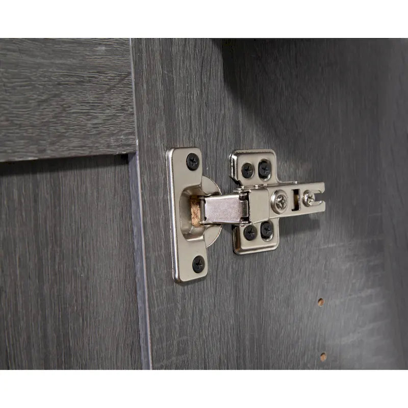 Q-Max 47W Sideboard Storage Cabinet, Dining Server Cupboard Buffet Table with Two Storage Cabinets