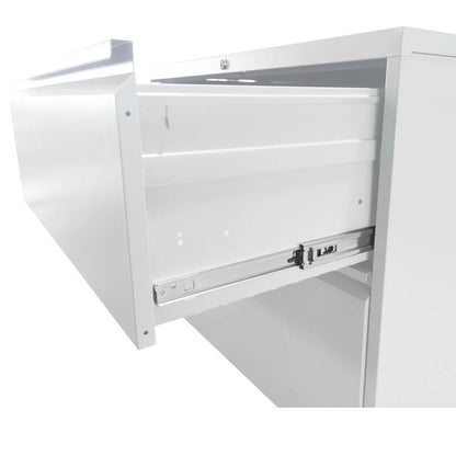 3 Drawer Metal Vertical Filing Cabinet with Lock,A4 Legal/Letter Size