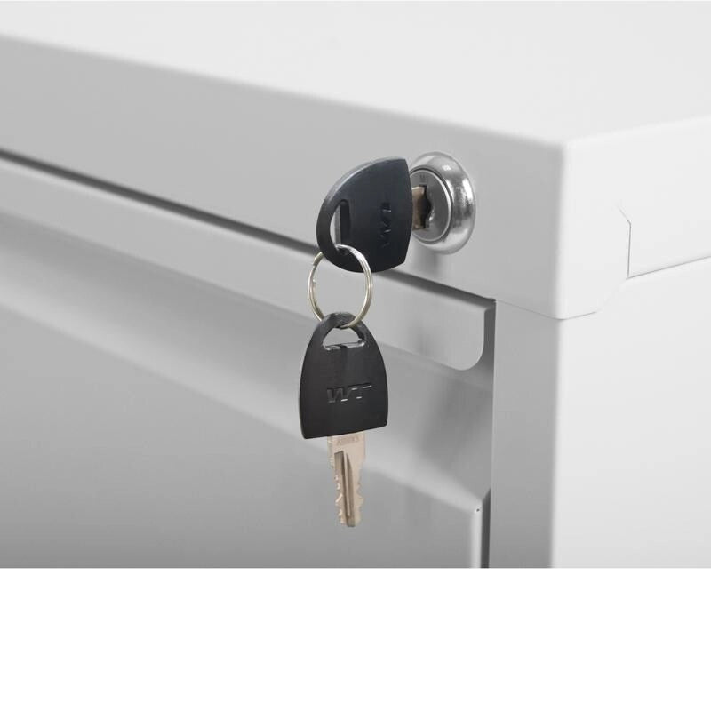 3 Drawer Metal Vertical Filing Cabinet with Lock,A4 Legal/Letter Size