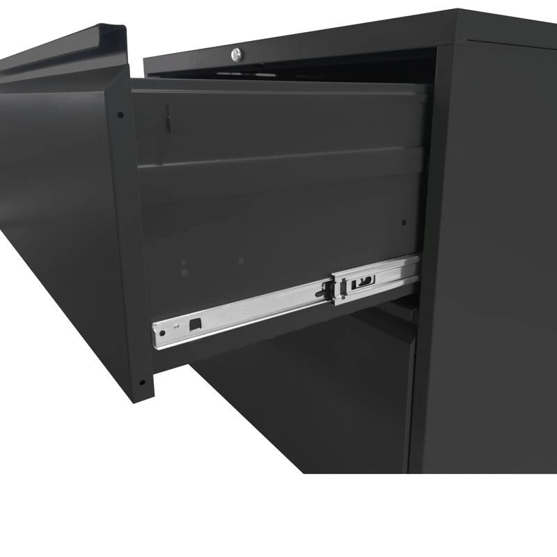 3 Drawer Metal Vertical Filing Cabinet with Lock,A4 Legal/Letter Size