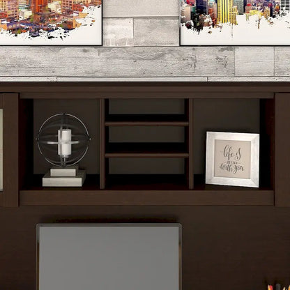 Cherry Finish Hutch for L-shaped Desk (Hutch Only)