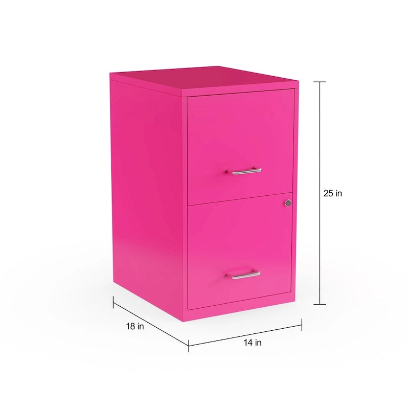 Space Solutions 18 Deep 2 Drawer Letter Width Vertical File Cabinet