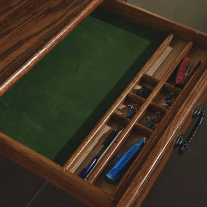 32 Mini Roll Top Desk w/ USB Power Outlet - N/A