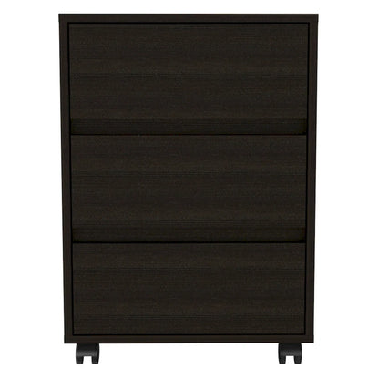 FM Furniture Vienna Three Drawers Filing Cabinet Roller Blade Glide