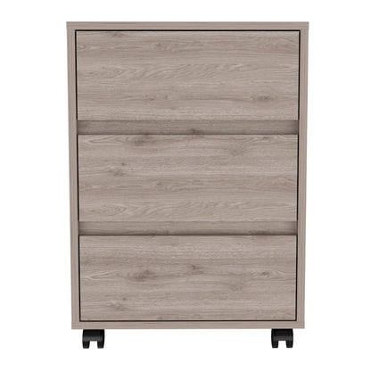 FM Furniture Vienna Three Drawers Filing Cabinet Roller Blade Glide