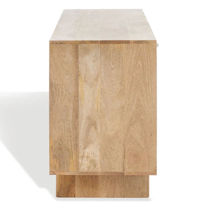 Couture Zhanat Natural Wood Sideboard - 63 W x 18 D x 29 H - 63Wx18Dx29H Cabinet - image 11